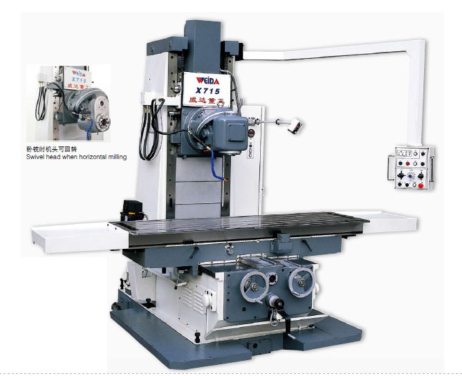 床身式萬(wàn)能銑床系列